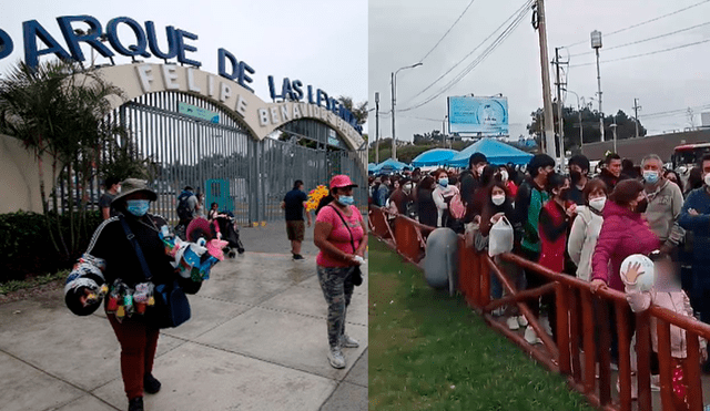 El Parque de las Leyendas se mantuvo cerrado por unos minutos. Foto: La República/captura de Facebook