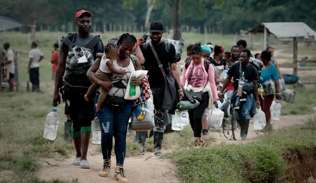 Según la OIM, 133.000 migrantes cruzaron la selva del Darién en 2021. Foto: EFE