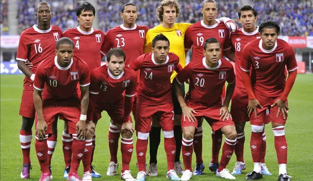 La selección peruana que jugó la Copa Kirin 2011 fue prácticamente la misma que disputó la Copa América de aquel año. Foto: AFP