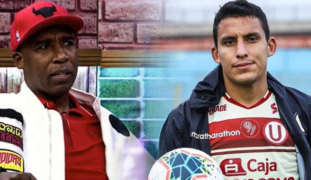 Alex Valera logró ser internacional con la selección peruana y disputó el repechaje al Mundial Qatar 2022. Foto: composición LR/captura de Movistar Deportes/Universitario