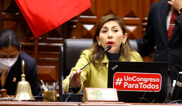 Lady Camones instó a la Comisión de Ética a iniciar las investigaciones contra el legislador Freddy Díaz, denunciado por violación sexual. Foto: Congreso