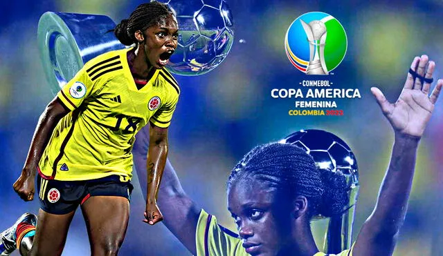 Linda Caicedo, la gran figura de Colombia en la Copa América Femenina 2022. Foto: composición La República/AFP/Semana
