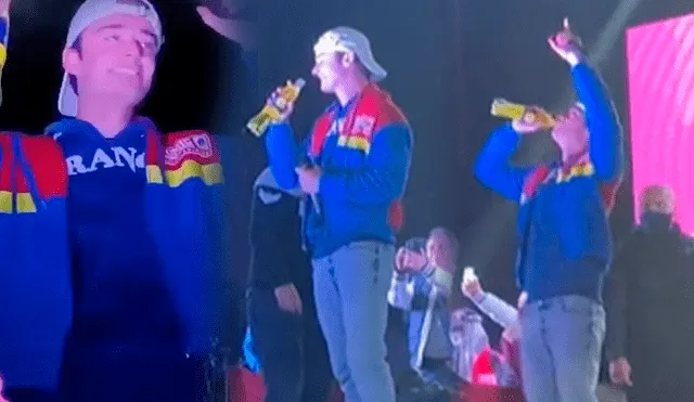 Noah Schnapp probó Inca Kola y quedó encantado con su sabor. Foto: composición/TikTok