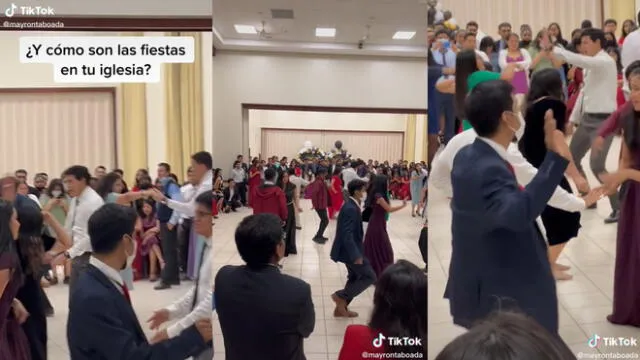 Los jóvenes dejaron sus mejores pasos de baile. Foto: composición LR/ @mayrontaboada/TikTok