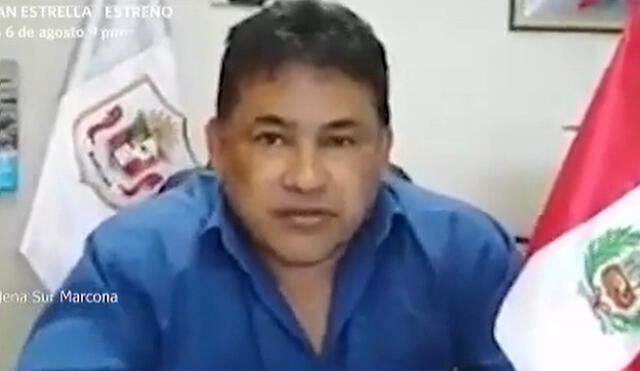 Elmo Pacheco Jurado fue detenido en su vivienda el jueves 28 de julio en la madrugada por la PNP. Foto: captura de América TV