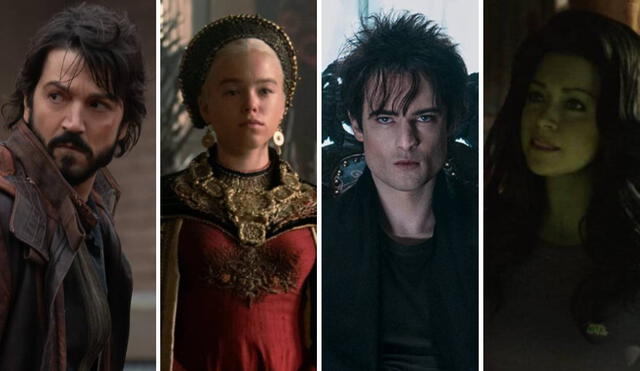 "She-Hulk", "The Sandman", "Andor" y "House of the dragon" estrenan sus primeras temporadas este mes de agosto. Foto: composición/Netflix/HBO Max/ Disney+