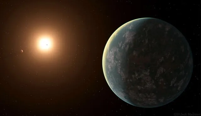 El exoplaneta se llama Ross 508 b y orbita una estrella enana roja a 37 años luz de la Tierra. Foto: Jack Madden / Cornell University