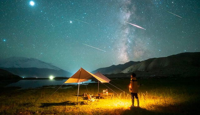 La lluvia de estrellas perseidas 2022 llega a pico de actividad en agosto. Foto: Science Focus