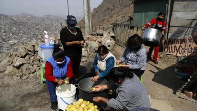 Las familias con menores ingresos destinaron mayor presupuesto para la compra de alimentos. Foto: Andina
