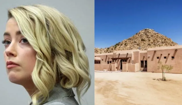 Amber Heard tuvo que vender su mansión en el desierto de California para pagarle la millonaria indemnización que le debe a su exesposo Johnny Depp. Foto: composición/AFP/MLS