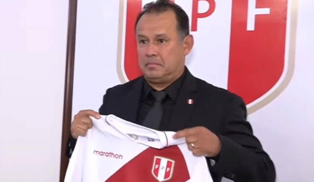 Juan Máximo Reynoso fue presentado como nuevo DT de Perú en Videna. Foto: captura/FPF Play