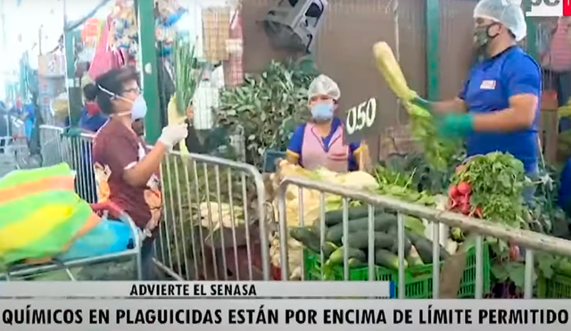 La entidad advirtió sobre los productos alimentarios con mayor concentración de químicos. Foto: captura de TV Perú