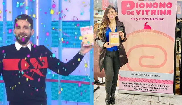 "Pionono de virtina" de Zully Pinchi es el "Peor libro de la farándula", según "Amor y fuego". Foto: composición Willax TV/Zully Pinchi/Instagram