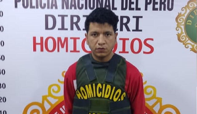 Christian Moisés Adonais Ortega Espinoza es quien cometió el asesinato. Foto: cortesía PNP