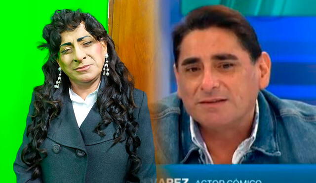 Carlos Álvarez afirmó que sufre de reglaje tras imitar a Lilia Paredes. Foto: composición LR/Carlos Álvarez/captura de Canal N