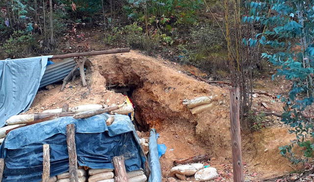 Socavones de minería ilegal son disputados por bandas criminales. Foto: La República