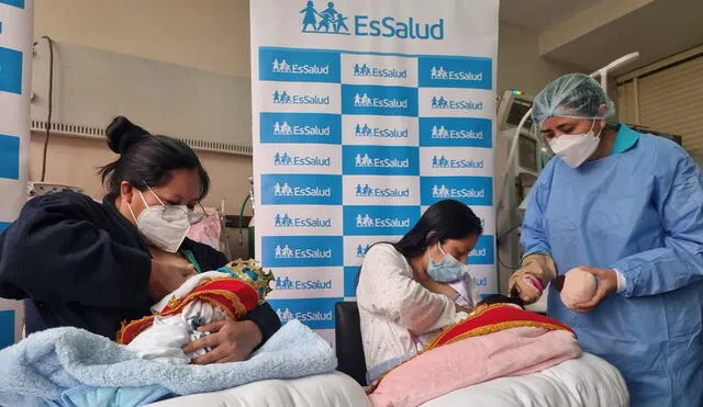 “La tetalnalgesia tiene beneficios para el recién nacido, para la madre y también para el personal de salud", mencionó la licenciada del Rebagliati. Foto: Joel Robles/URPI-LR