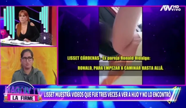 Expareja de 'Juan Gabriel' se presentó en el programa "Magaly TV, la firme". Foto: captura de ATV