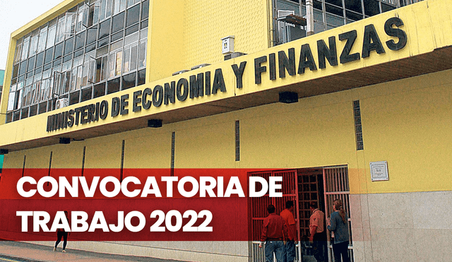 Revisa todos los detalles acerca de esta oferta laboral en el Ministerio de Economía y Finanzas (MEF). Foto: composición de Gerson Cardoso/La República