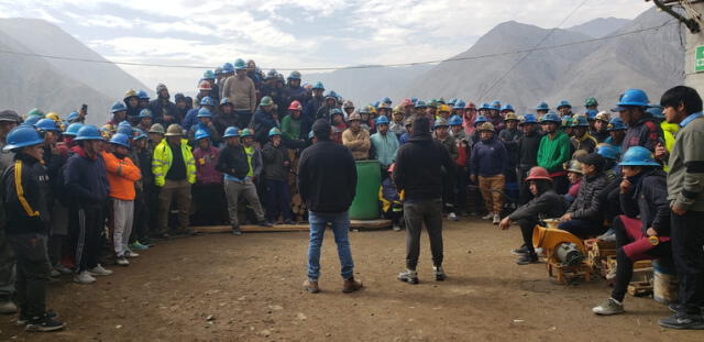 Mineros que laboran en la zona se encuentran preocupados por la ocupación. Foto: cortesía