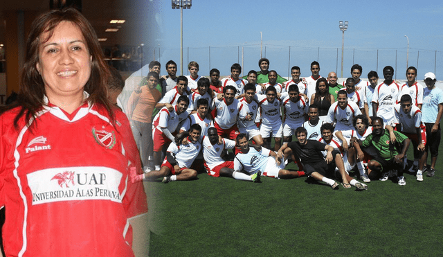 Nelfi Ibáñez fue presentada como entrenadora de Hijos de Acosvinchos para la Segunda División 2012. Foto: composición LR/ADFP/Hijos de Acosvinchos
