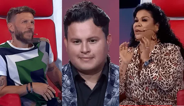 Eva Ayllón criticó la interpretación de la balada de Edu Lecca. Foto: captura de YouTube/La voz Perú