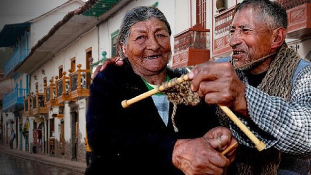 Jesús y Petronila tienen un amor tejido con la lana más resistente. Foto: composición LR/Andina