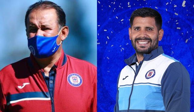 Juan Reynoso y Joaquín Velásquez trabajaron juntos en Cruz Azul. Foto: composición/Cruz Azul