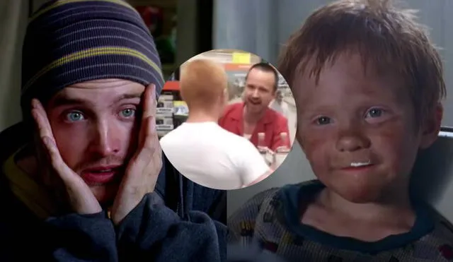 Jesse Pinkman y el niño del episodio "Peekaboo" en "Breaking Bad" se reencontraron luego de varios años de uno de los rodajes más emotivos para Aaron Paul. Foto: composición/ AMC / captura de Youtube/MattRadical