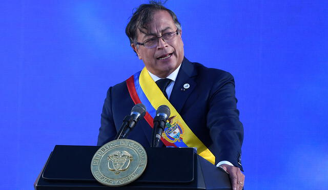 Gustavo Petro se convirtió hoy en el primer presidente de izquierda de Colombia. Foto: AFP