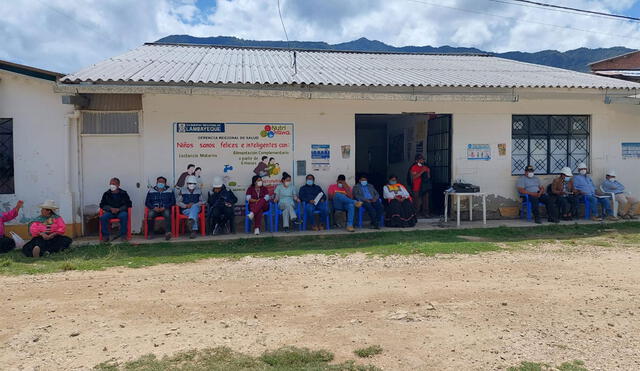 El 13 de diciembre de 2021, autoridades de Cañaris entregaron terreno donde se haría recuperación de centro de salud. Foto: Municipalidad de Cañaris.