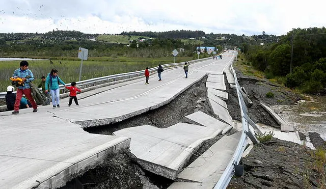 En diciembre de 2016, un terremoto en Chile dejo graves daños. Foto: AFP