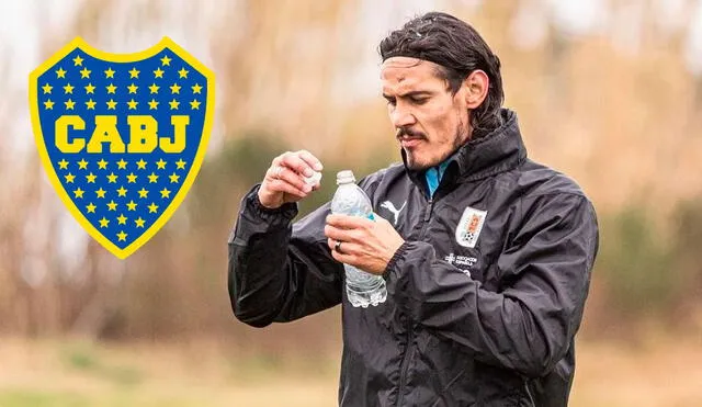 Edinson Cavani sonó como posible refuerzo del conjunto xeneize. Foto: AUF
