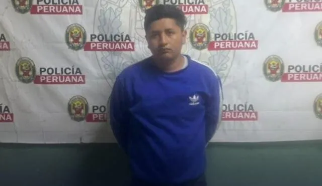 El hombre fue intervenido por los alrededores del negocio donde se había dejado un artefacto explosivo. Foto: PNP