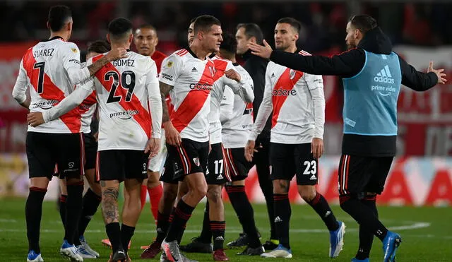 River Plate derrotó a domicilio a Independiente. Foto: Twitter @RiverPlate
