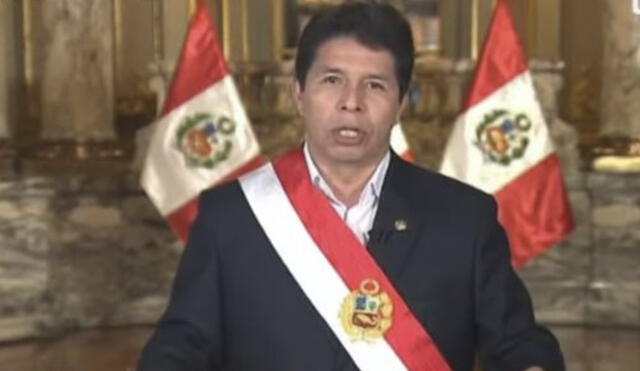Castillo calificó como un "allanamiento ilegal" las diligencias realizadas en Palacio de Gobierno. Foto: captura de TV Perú