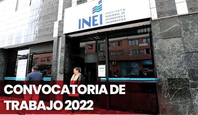 Si buscas empleo, el INEI está contratando nuevos talentos para su equipo de trabajo. Foto: composición de Fabrizio Oviedo/La República