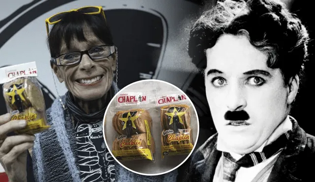 Geraldine Chaplin tenía conocimiento de la existencia de la galleta peruana. Foto: composición LR/Galletas Chaplin/Facebook/captura Revista Diners