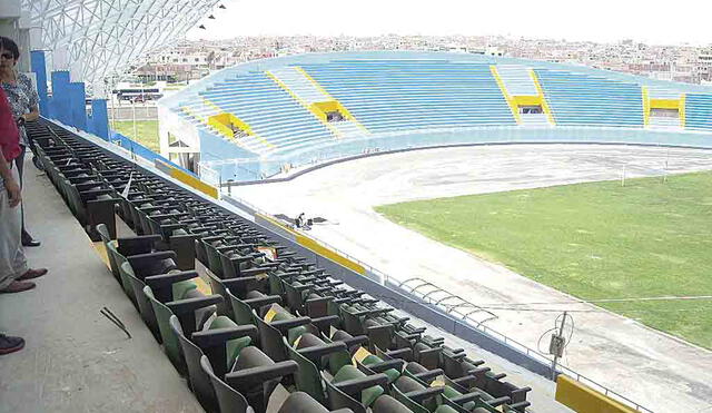 Elefante blanco. En Gregorio Albarracín se construyó estadio para 21.000 espectadores. Estuvo abandonado. Foto: La República