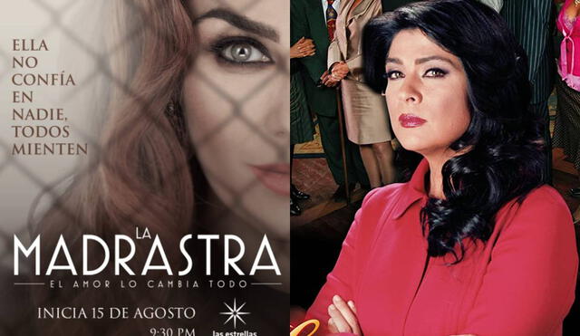 El remake de "La madrastra" reinventará la historia que cautivó a la televisión en 2005. Foto: composición/Televisa