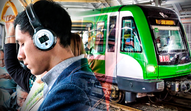 Metro de Lima: conoce por qué está prohibido reproducir música a alto volumen. Foto: composición de Gerson Cardoso/La República/Línea 1