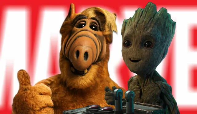 Alf es ahora canon en el Universo Cinematográfico de Marvel gracias a la serie de cortometrajes "Yo soy Groot" en Disney+. Foto: composición LR/Marvel/NBC