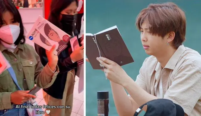 Libro "Almendra" fue buscado por fans de BTS en la Feria del Libro Lima 2022. Foto: captura TikTok fersoup/JTBC