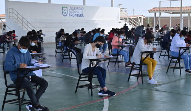 El examen de admisión será presencial en el campus de la UNF con todos los protocolos de bioseguridad. Foto: UNF