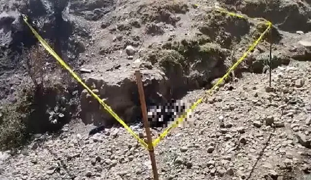 Pobladores del distrito de Río Seco hallaron restos humanos calcinados. Foto: captura de vídeo/Áncash Noticias