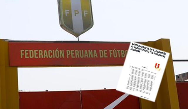 La FPF volvió a comunicarse sobre el proceso de licitación de los derechos televisivos. Foto: FPF