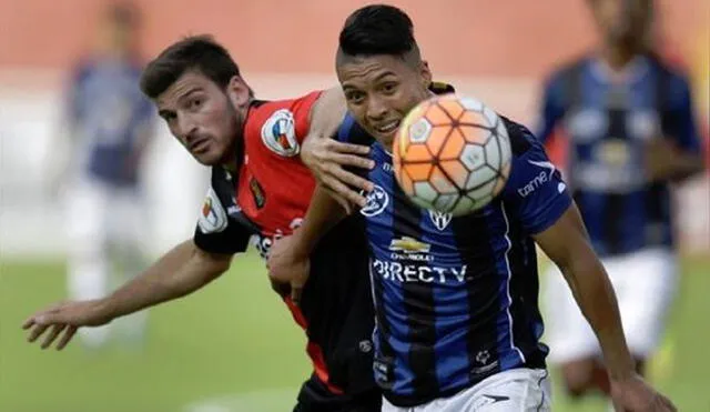 Melgar vs. Independiente del Valle se midieron en la Copa Libertadores 2016. Foto: AFP