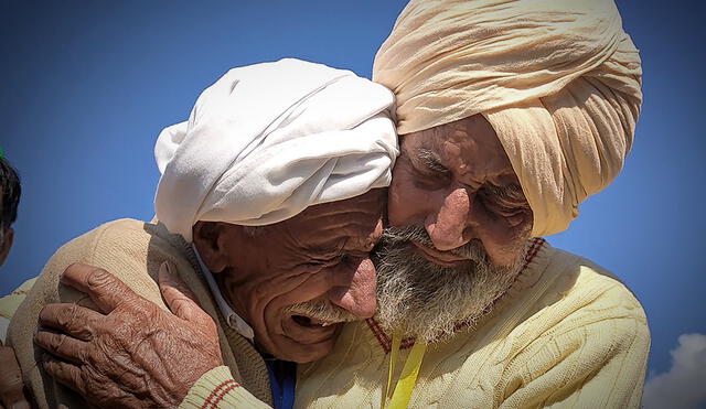 Los hermanos Khan son parte de los miles de familias separadas tras la partición de India y Pakistán. Foto: AFP