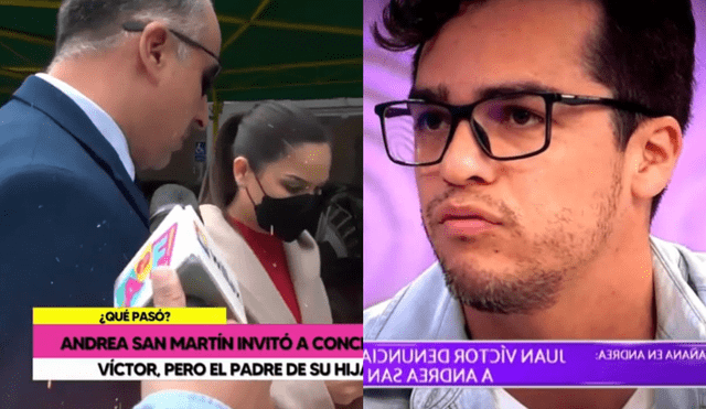 Andrea San Martín acude a conciliación con Juan Víctor. Fotos: composición LR/captura de Willax TV/captura de Panamericana