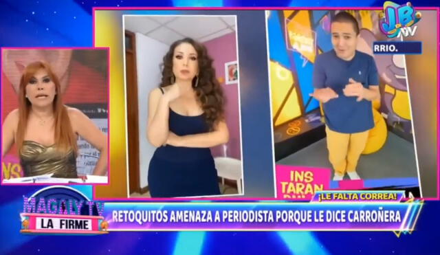 Durante la última edición de "Magaly TV, la firme", Magaly Medina habló sobre el caso entre Samuel Suárez y Janet Barboza. Foto: ATV